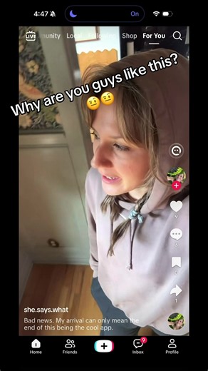 Up until this moment i genuinely thought yall were chill but yea this was just weird #weird #millennial #cringe