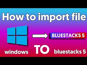 How to Import files Windows to Bluestacks 5 GOHIL GAMERZ