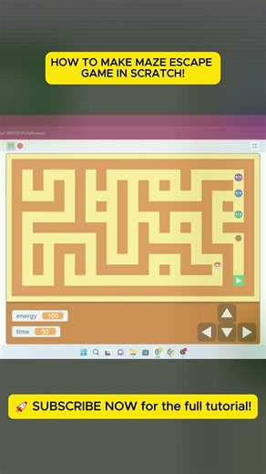 HOW TO MAKE MAZE ESCAPE GAME IN SCRATCH