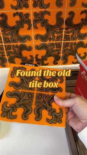 shame there’s not a full tile but heyho #70skitchen ##retrokitchen #retro #70saesthetic