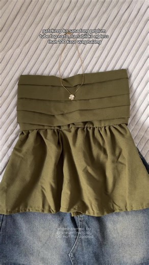 Stylish and Affordable Peplum Tube Tops Under 100 Pesos