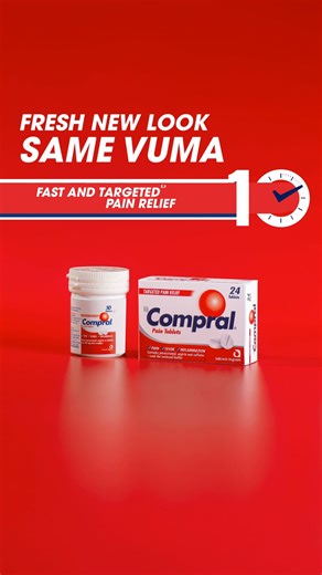 Compral® steps out in style. From kasi to suburbs, it’s not just your Umkhulu’s pain relief. Fast and targeted²,³ pain relief. Join the revolution, disrupt pain! For references and legals visit: https://compral.co.za/legals-references/ Ticket #08.15.20251000003564 | Compral