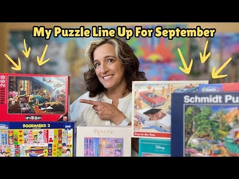 Can I Complete All These Puzzles For September? - My Puzzle Train Line Up