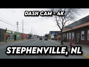 🚗🌄 Stephenville, Newfoundland 🎥🇨🇦 4K Drive