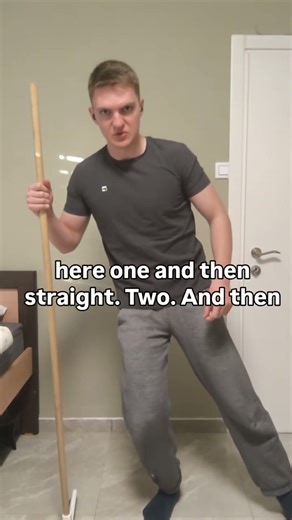 Stronger Knees & Better Balance: Simple Stick Workout #shorts