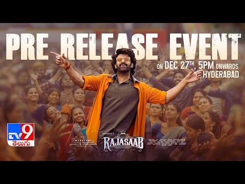 The Raja Saab PRE-RELEASE EVENT LIVE 👑 | Prabhas | Maruthi | Thaman S | Hyderabad - TV9