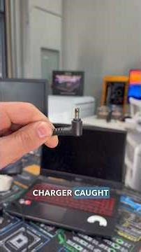 Laptop Charger Caught Fire! #pc #laptop #techtips #repair #gamingpc #gamingcomputer #laptoprepair