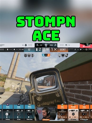Stompn Ace Against Team Secret In Six Invitational 2026 Playoffs Check Bio For The YouTube Channel With The Video #r6 #r6siege #siege #stompn #g2
