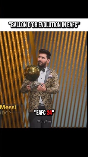 Ballon D'or Evolution In EAFC Games 🤌