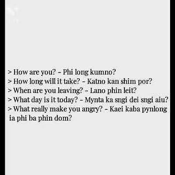 English to khasi translation######📖📖####