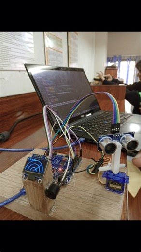 DIY radar system using ultrasonic sensor
