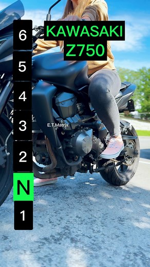 Kawasaki Z750 Top Speed and Gear Shift Demonstration