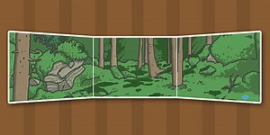 Forest Small World Background