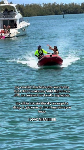 And I WAS gonna be on a boat today with my cousins. TRUST. #miami #regatta #bachelorette