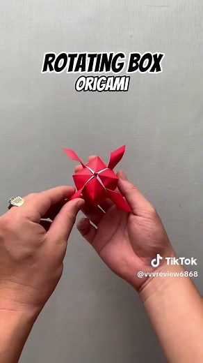 Easy Origami Rotating Box Craft Tutorial