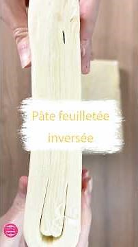 La pâte feuillette inversée, idéale pour la galette des rois 🤴 #galettedesrois #patefeuilletee
