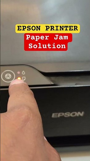 HOW TO SOLVE PAPER JAM ISSUE IN EPSON PRINTER #repairtutorial #paperjam #printingsolution