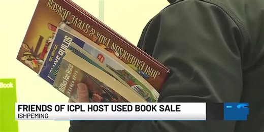 Ishpeming Carnegie Public Library used book sale returns