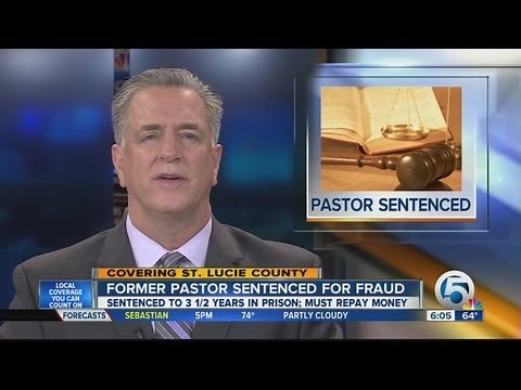 Former pastor sentenced for fraud