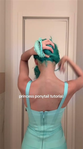 Princess Ponytail Tutorial: Step-by-Step Guide #shorts #ponytail