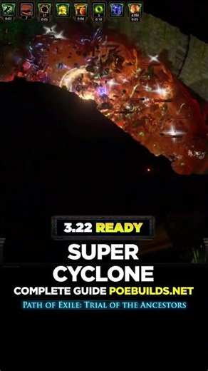 [POE 3.22] SUPER CYCLONE SLAYER - Poe Builds #shorts #pathofexile #poebuilds #poe