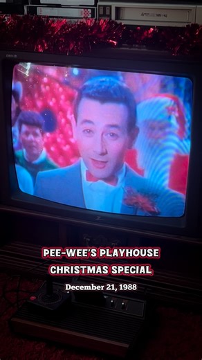 80s Deennice on Instagram: "‘Pee-wee’s Playhouse Christmas Special’ debuted on CBS 37 years ago today on December 21, 1988 📺🎄 The guest appearances included Cher, Grace Jones, Joan Rivers, Oprah, Little Richard, Charo, Whoopi Goldberg, Magic Johnson, Dinah Shore, Zsa Zsa Gabor, k.d. lang, the Del Rubio Triplets, Annette Funicello, and Frankie Avalon. . . . #80s #genx #peeweeherman #paulreubens #peeweesplayhousechristmasspecial"