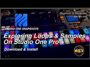 Exploring Loops and Samples on Studio One Pro Plus - Studio One Snapshots