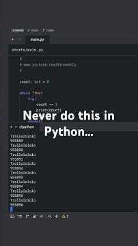 Never ever make THIS mistake in Python #learnpython #python #pythonprogramming