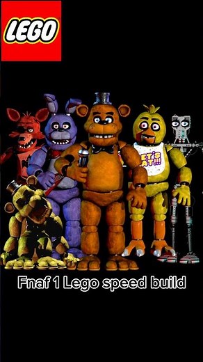 Fnaf 1 Lego Speed Build #fnaf #lego