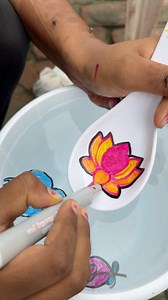 16K views · 635 reactions | Lotus easy drawing magic pen | Anju drawing | Facebook