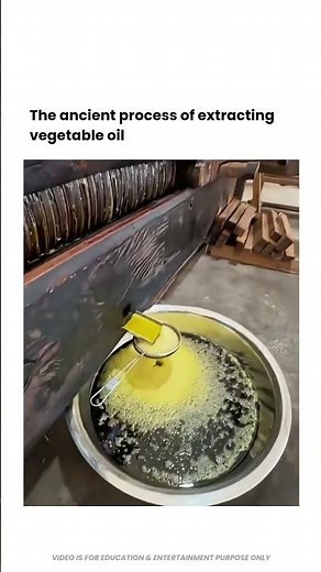 How Oil Was Made Before Modern Machines 🤯