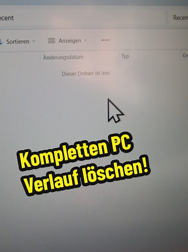 PC Verlauf anzeigen & löschen