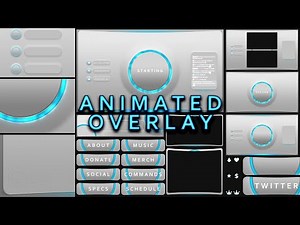 TWITCH ANIMATED OVERLAY PACK START & Streamlabs OBS Tutorial