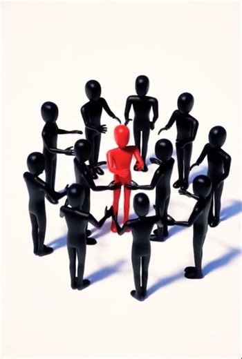 Find the Red Stick Figure! 🔴⬅️ | Crowd Animation