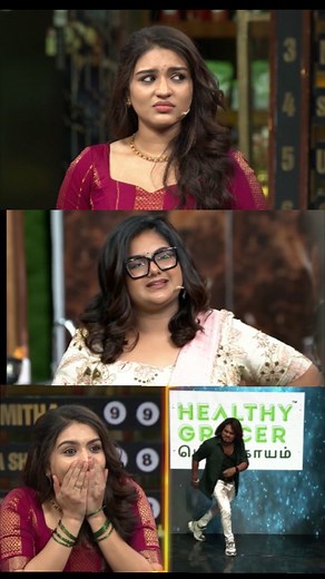 𝗦𝗛𝗔𝗕𝗔𝗡𝗔🟤𝗦𝗛𝗔𝗝𝗔𝗛𝗔𝗡👑𝗥𝗔𝗩𝗜 💌 🍃 on Instagram: "Shabana pugazhi 💝 cwc 🤣"