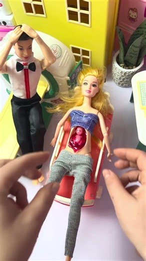 Barbie Runs to Ken, Trips & Rushed to the Hospital! A Little Miracle 💖 #shorts