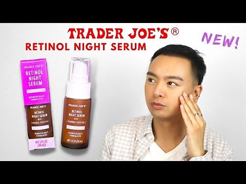 NEW ANTI-AGING LIQUID?! | Trader Joe's Retinol Night Serum Review/Demo/One Week Trial