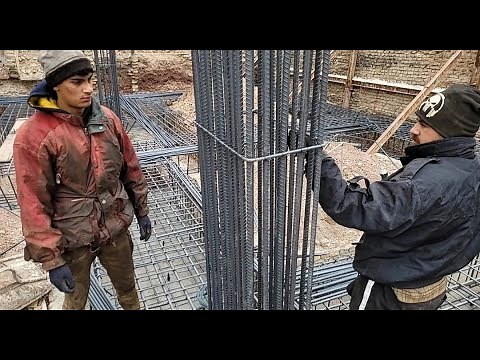Reinforced Concrete Column Construction Process / How Is Made