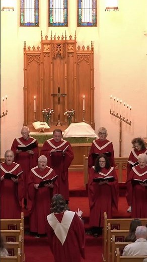 Choir singing "Great is Thy faithfulness", Nov 2025, Immanuel LCMS