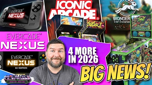 Arcade 2026 lineup revealed with TMNT pinball and Evercade Nexus