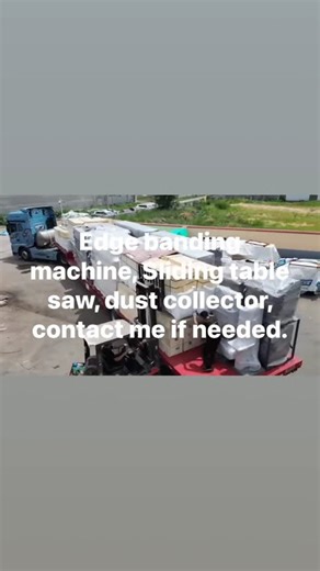 Edge banding machine Sliding table saw Dust collector