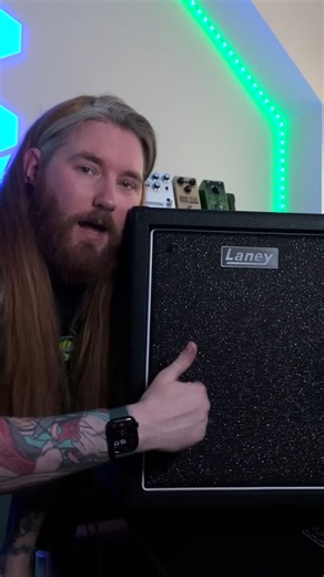 Jamie Slays checks out the 250 Watt LFR-110 FRFR cabinet. #laney #laneyamps #lfr Watch the full video here: [https://bit.ly/48FqAIc] | Laney Amplification