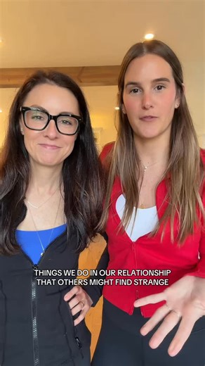 Alex Morgan on Instagram: "Are these normal/standard in a relationship or weird??? #wlw #wlwcouple #queermoms #relationshiprules #wlwpositivity"