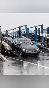 Why Cars Are Loaded Backwards. #factorytour #autotech #autoindustry #transportation | Repair Work