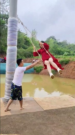 Just float freely #Swing on the water #water #laughing #record