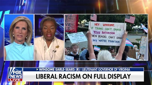 Winsome Earle-Sears: “Abigail Spanberger wants boys and girls nude in the same bathroom. She also wants them in the same locker room." | Laura Ingraham Winsome Earle-Sears | Fox News