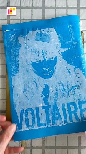 Image transfer on gel plate | 77 | Gel printing | Mixed Media