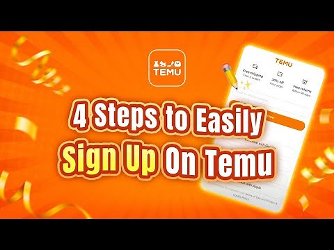 How to sign up on Temu APP