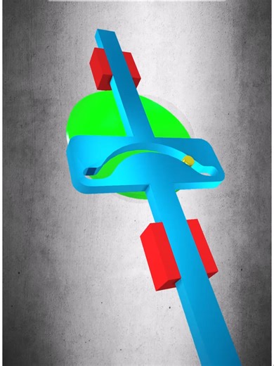 Needle-Bar Slot Cam Reciprocating Mechanism #SlotCam#NeedleBar#ReciprocatingMotion#Mechanical#Engineering#CamMechanism#3DAnimation#SolidWorks#TechTok#fyp