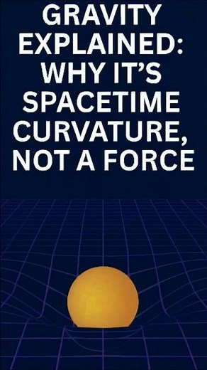 Gravity Explained: Why It’s Spacetime Curvature, Not a Force ‪@uc_munivekt.98‬